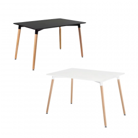 Mesa patas de madera