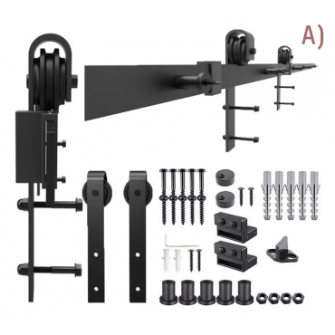 Kit Herrajes para Puerta Corredera de Granero